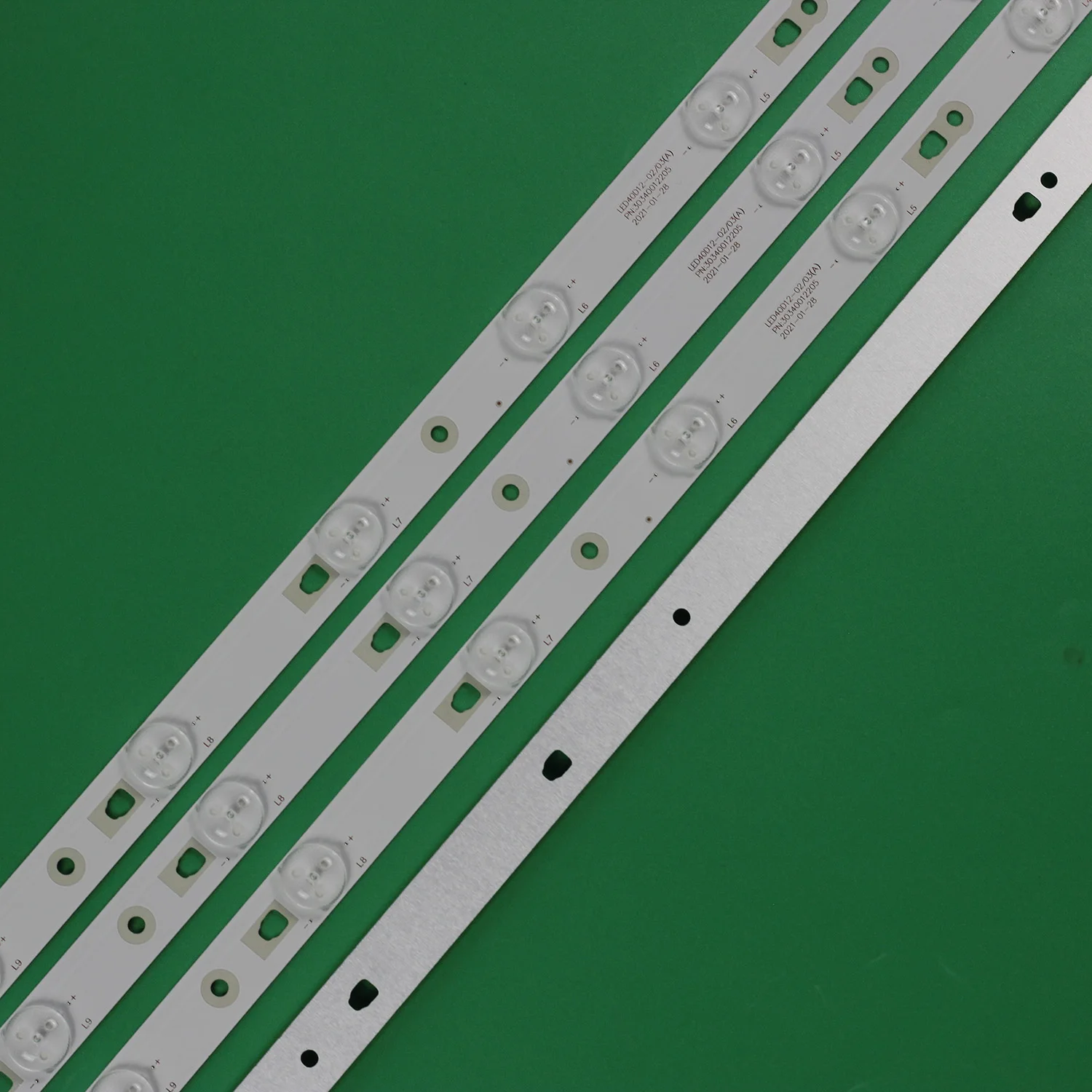 Conjunto Tira Conduzida Led40d1202a Led40d12-03 um 30340012205 Le40d8810 Led40f1100c Le40a7100l 40a5m Le40b3000w Jvc Lt40c550 Peças - Imagem 6