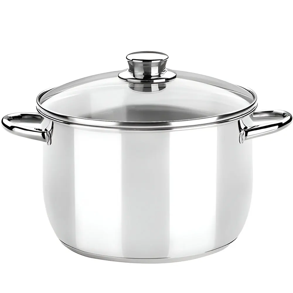 Kim pot round grey - 8.25x7.5