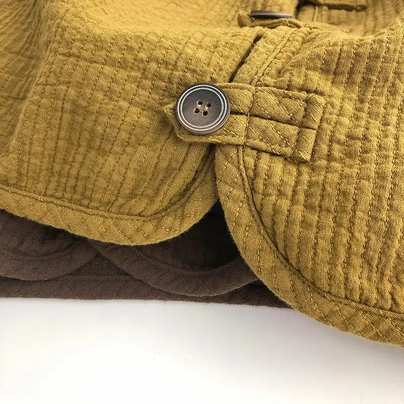 Retro Children Autumn Cotton and Hemp Jacket - Uniqwear
