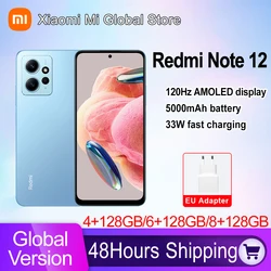 Xiaomi Redmi Note 12 Global Version Smartphone 120Hz AMOLED Snapdragon® 685 33W Fast Charging 50MP Camera 5000mAh Battery