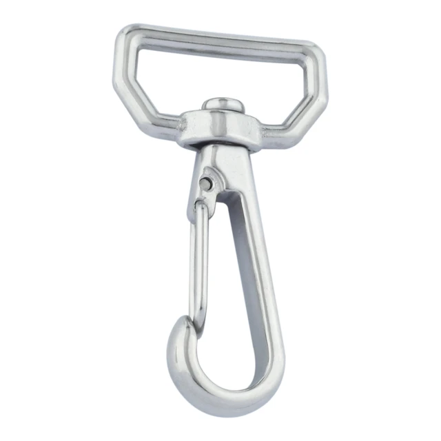 5pcs Stainless Steel 304 Swivel Snap Hook 65mm Snap Hanger Diving Boating  Lifting Securing Cable Marine Boating Pet Leashes Ring - AliExpress