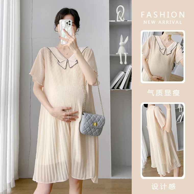 209# Summer Fashion Pleated Chiffon 
