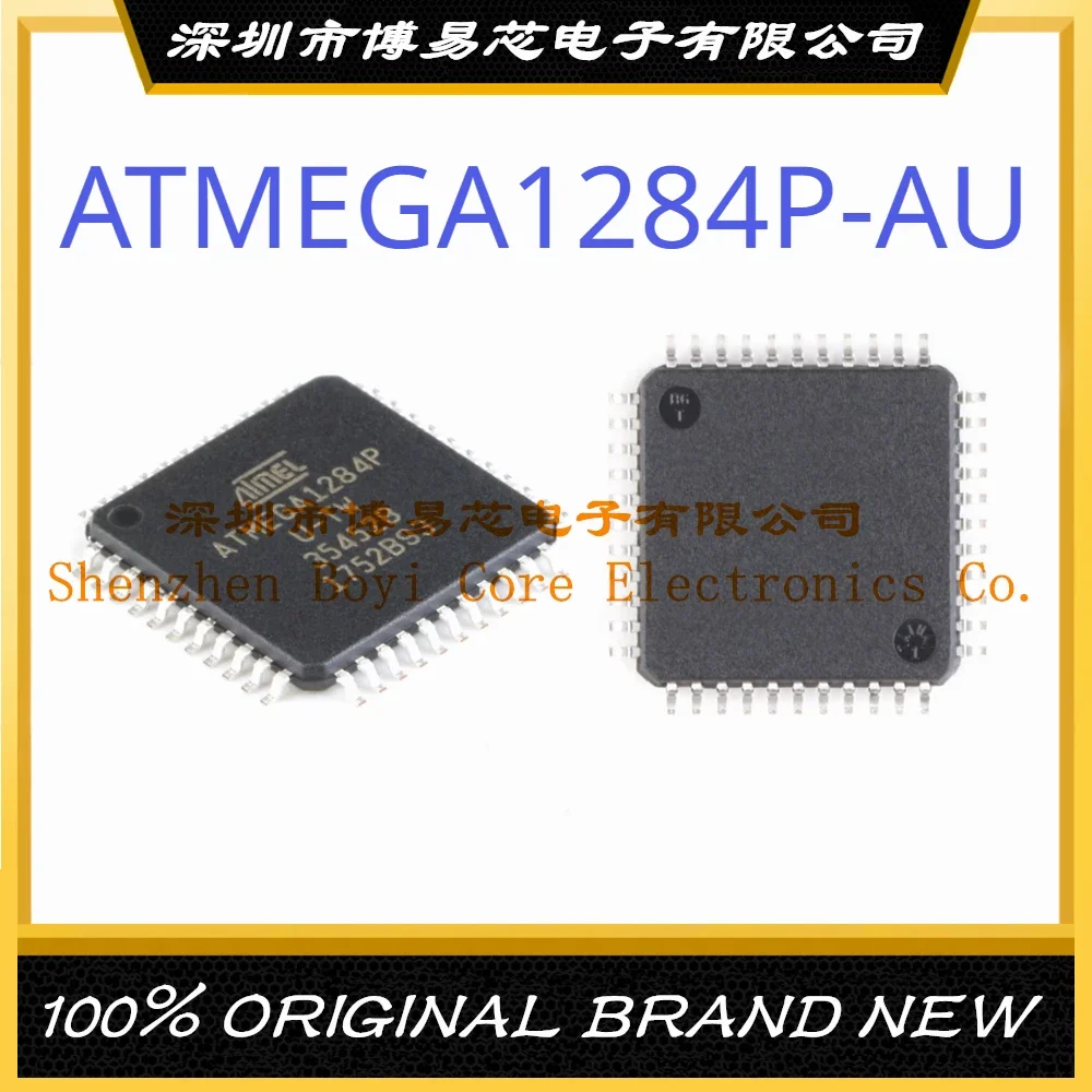 ATMEGA1284P-AU Package TQFP-44 AVR 20MHz Flash Memory: 64K@x16bit RAM: 16KB Microcontroller (MCU/MPU/SOC) new atmega88pb au cpu main frequency 20mhz voltage 1 8v 5 5v program storage capacity 8kb total ram capacity 1kb tqfp 32