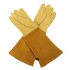 1 Pair Heavy Duty Gardening Rose Pruning Gauntlet Gloves Thorn Proof Long Sleeve Work Welding Garden Gloves 6