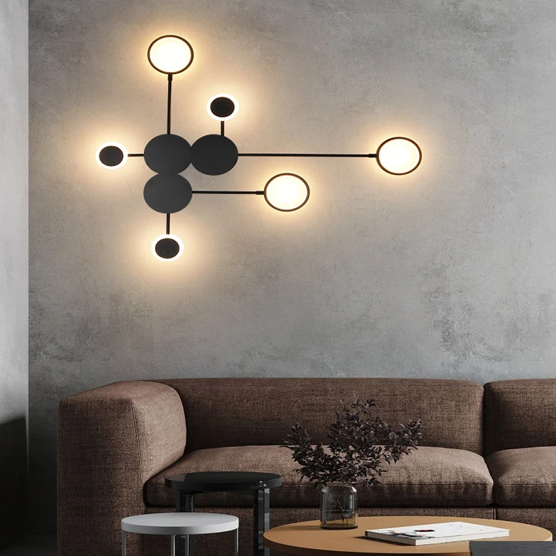 

Modern living room background wall LED wall lamp bedroom bedside ceiling light hotel restaurant aisle corridor wall light