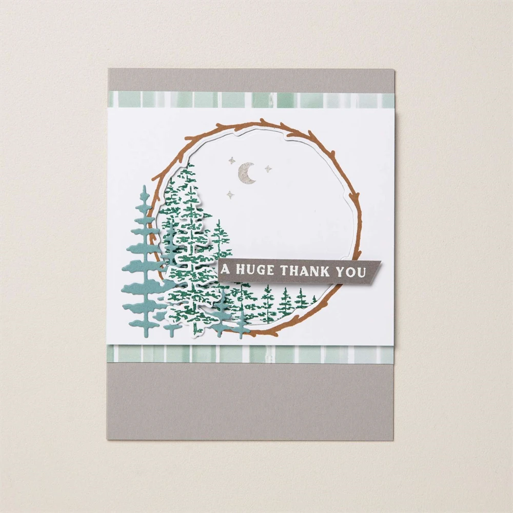 Metal Cutting Dies/Clear Stamp Encircled In Nature DIY Crafts Card Album Making Scrapbooking Stencil New