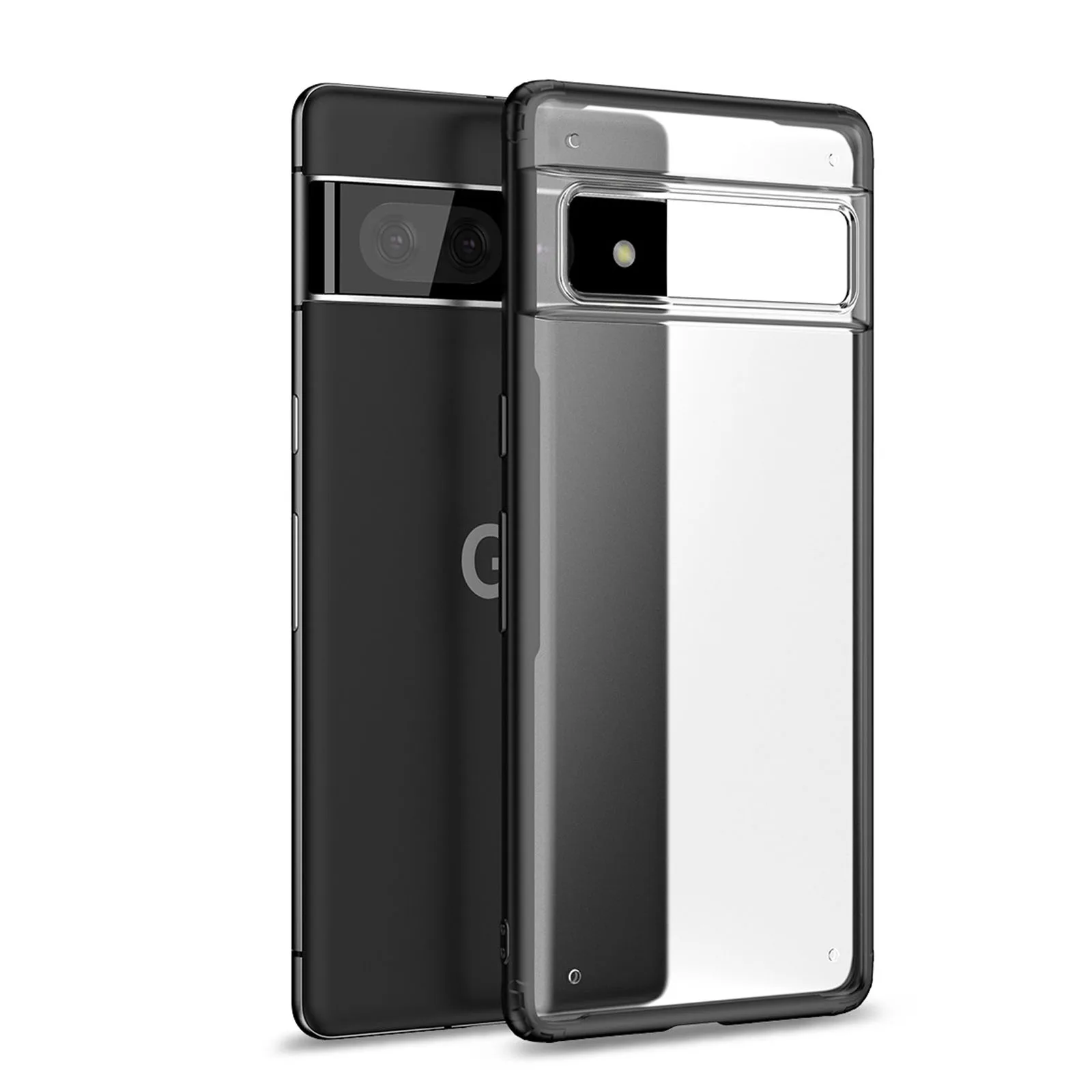 

Shockproof Phone Case for Google Pixel 7 Pro 5G Soft TPU and Hard PC Smartphone Case Clear Frosted Phone Case Protection Cover