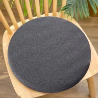 30cm/35cm/40cm/45cm Comfortable Memory Foam Seat Cushion Padded Anti-Slip Soft Round Stool Cushion Chair Pad for Home Car Office 1