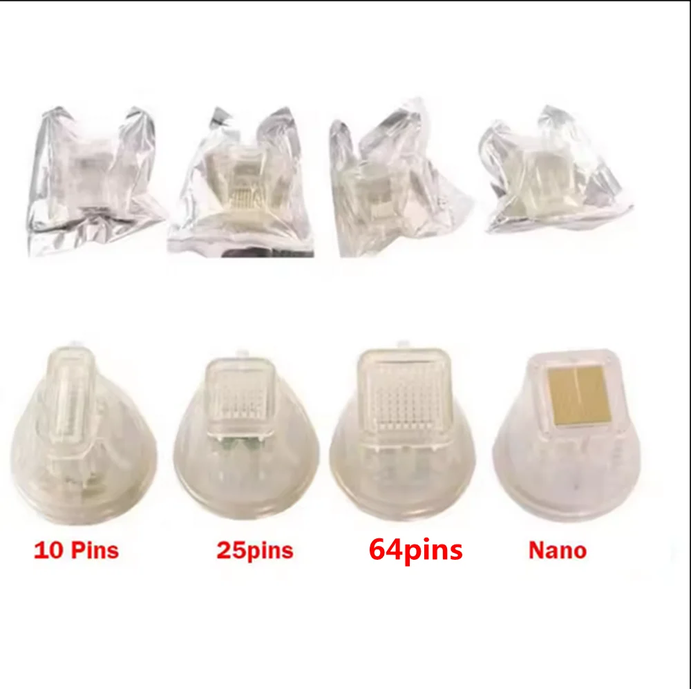 Microneedling Needle Cartridge Microneedling Cartridge Disposable Consumable Microneedle Cartridges Tattoo Beauty Fractional RF Cartridge Gold 10pins 25pins 64pins And Nano