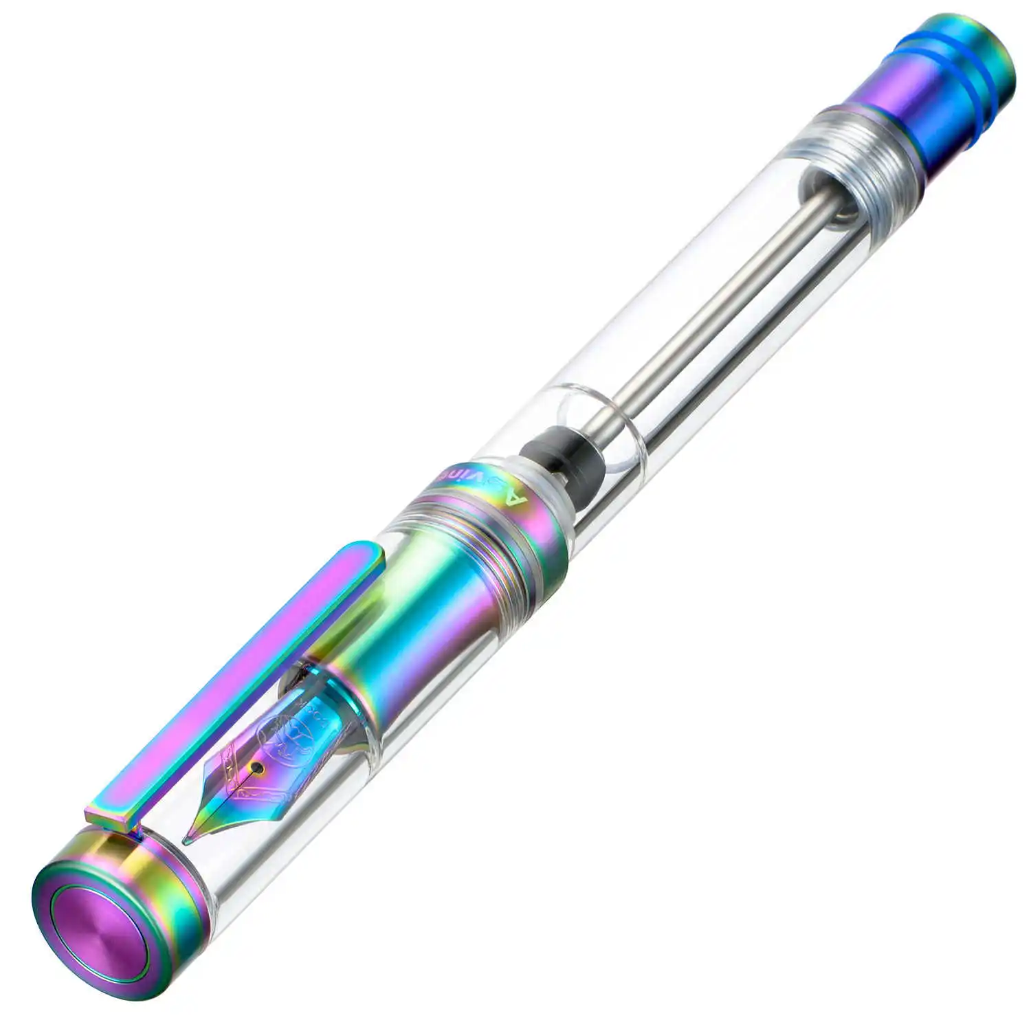 Asvine P36 V200 Titanium Fountain Pen Piston Filling Bock