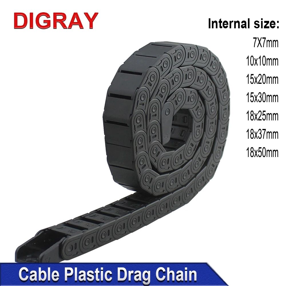 Plastic Cable Chain DIGRAY 7*7 10*10 etc. 1M