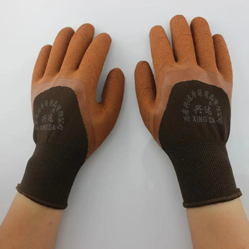 1 Pairs Gardening Gloves For Women & Men Nitrile Coated Garden Gloves Protect Against Cuts And Dirt Breathable Stretchable Nylon 5
