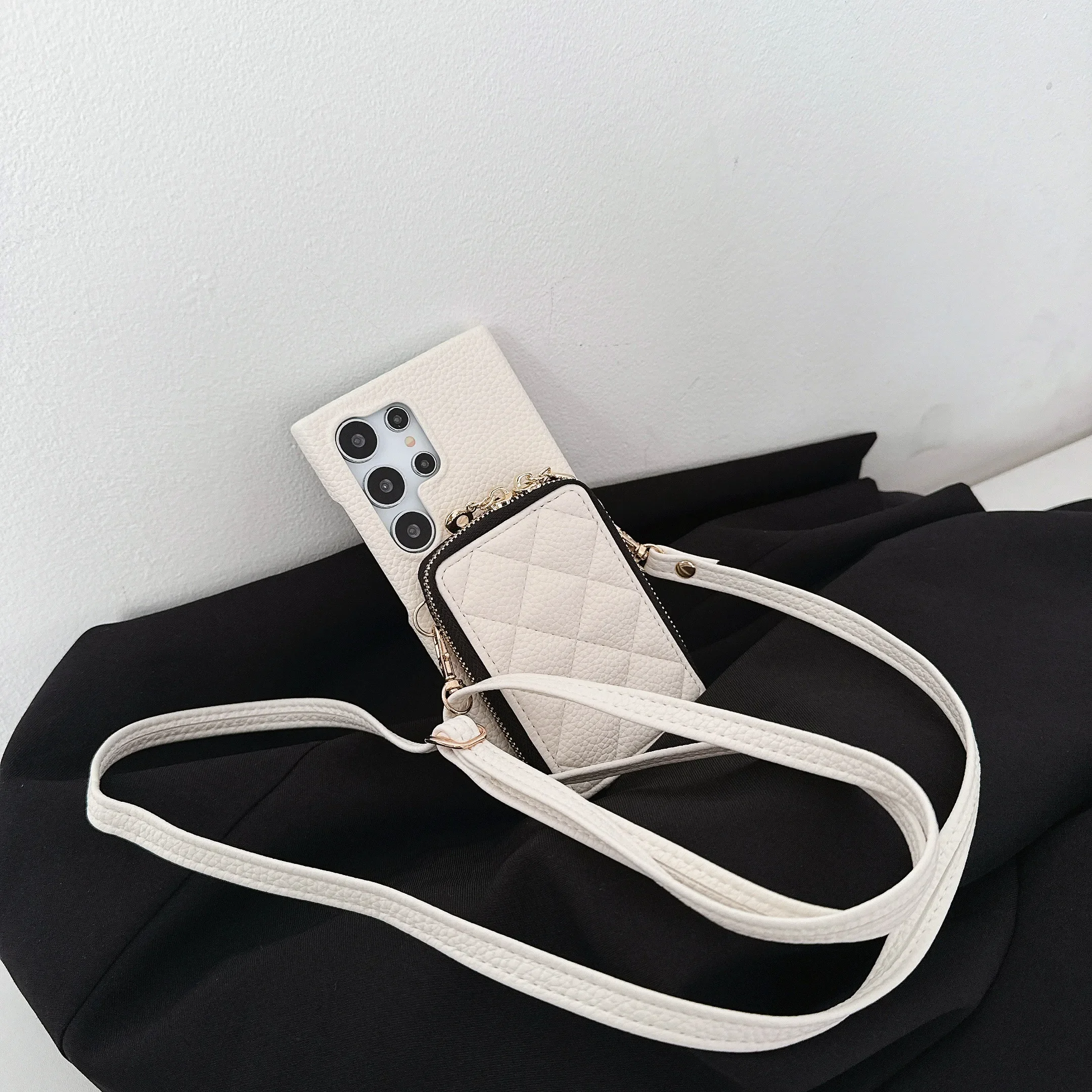Crossbody Phone Case With Card Holder For Samsung Galaxy Models_voghion.com