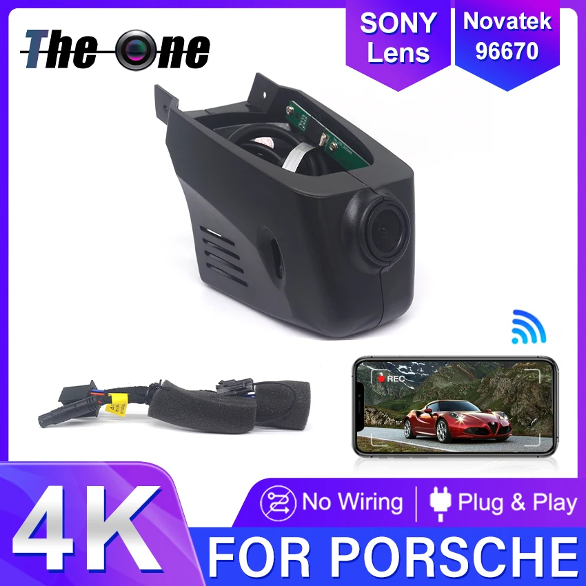 4K Plug And Play Facile Installazione Wifi Car Dvr Dash Cam Per Porsche Panamera 970 Cayenne 958 718 982 982C Macan 95B 911 991
