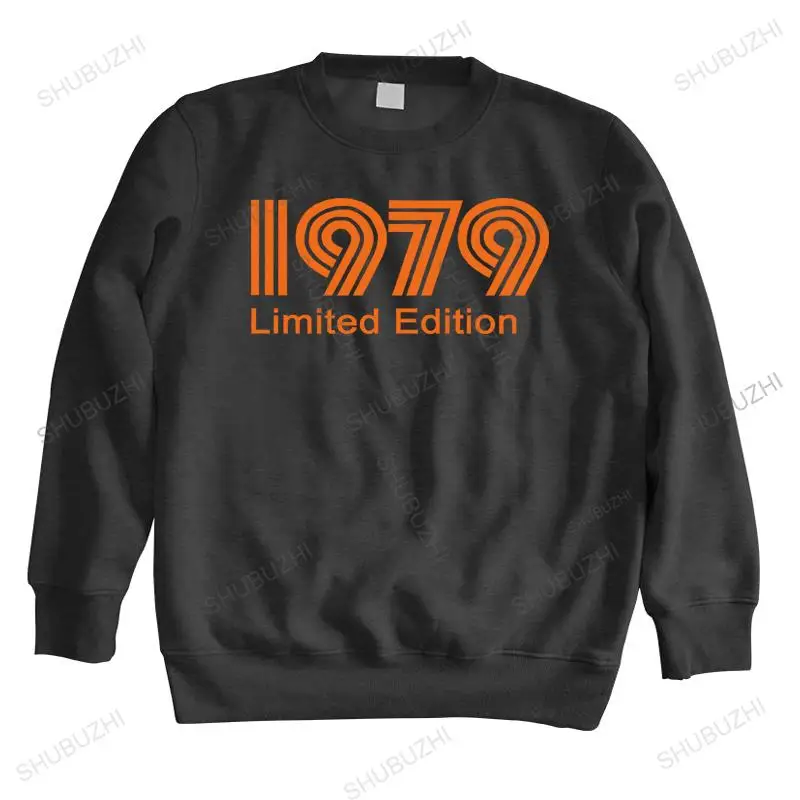 

men autumn sweatshirt black hoody homme cotton hoodie 1979 Limited brand hoodie drop shipping cotton sweatshirt for boys