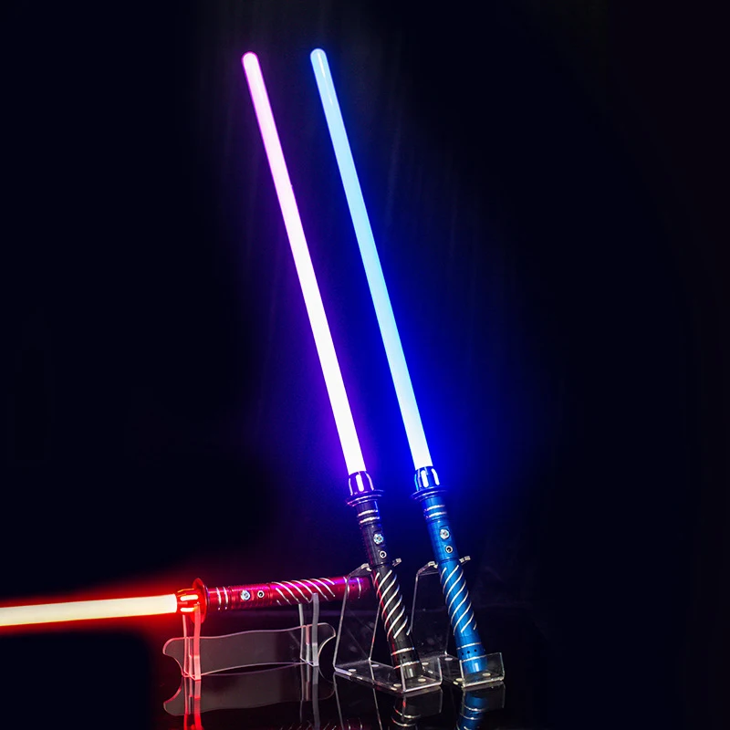 

RGB световой меч два в одном, съемный лазерный меч, металлическая флуоресцентная палочка, высококачественные детские игрушки, светящийся звук, игрушка для мальчиков, подарок