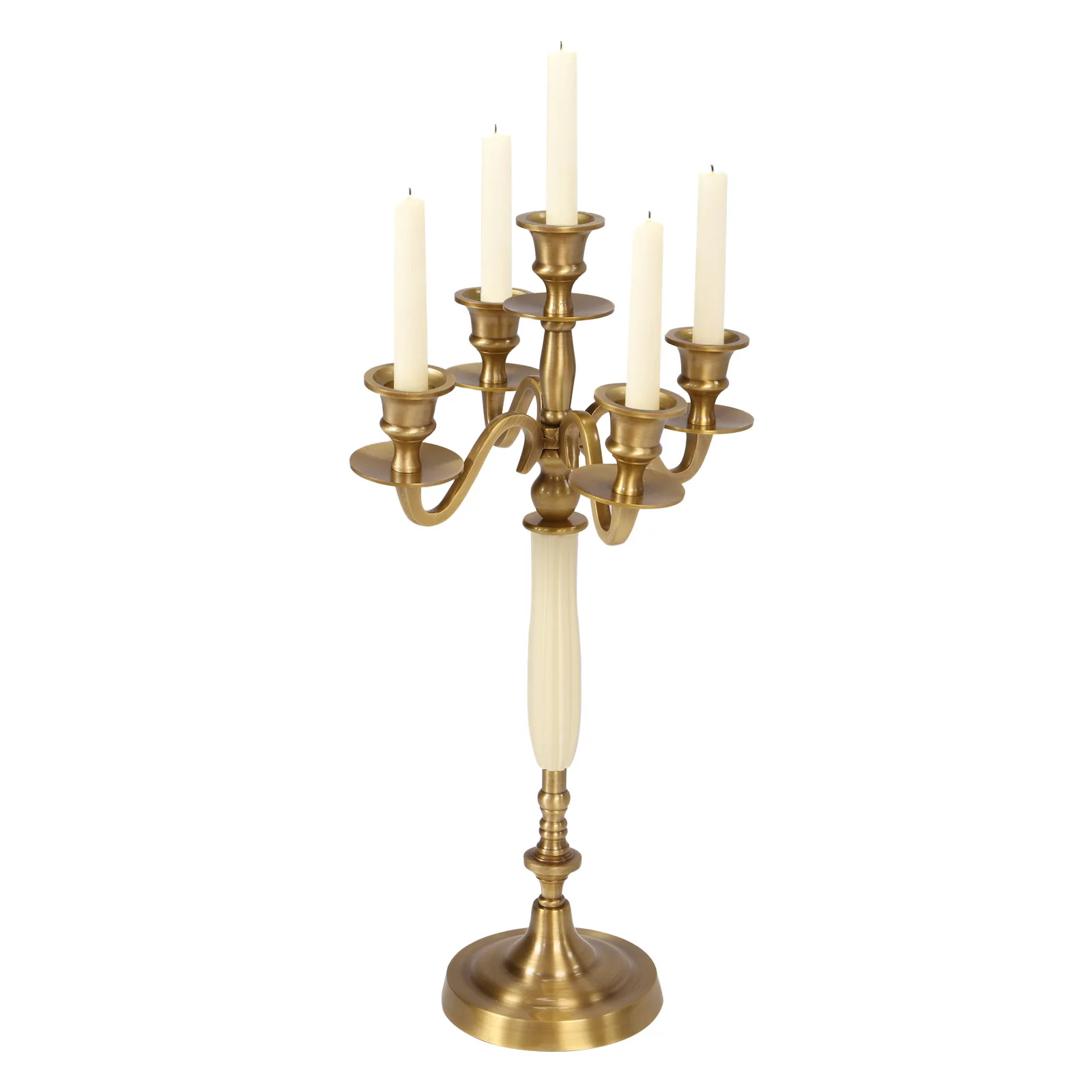 3/5 Heads Metal Candelabra Candlestick Candle Holder Candlestick Candleholders for Wedding Dining Table Xmas Party Home Decor