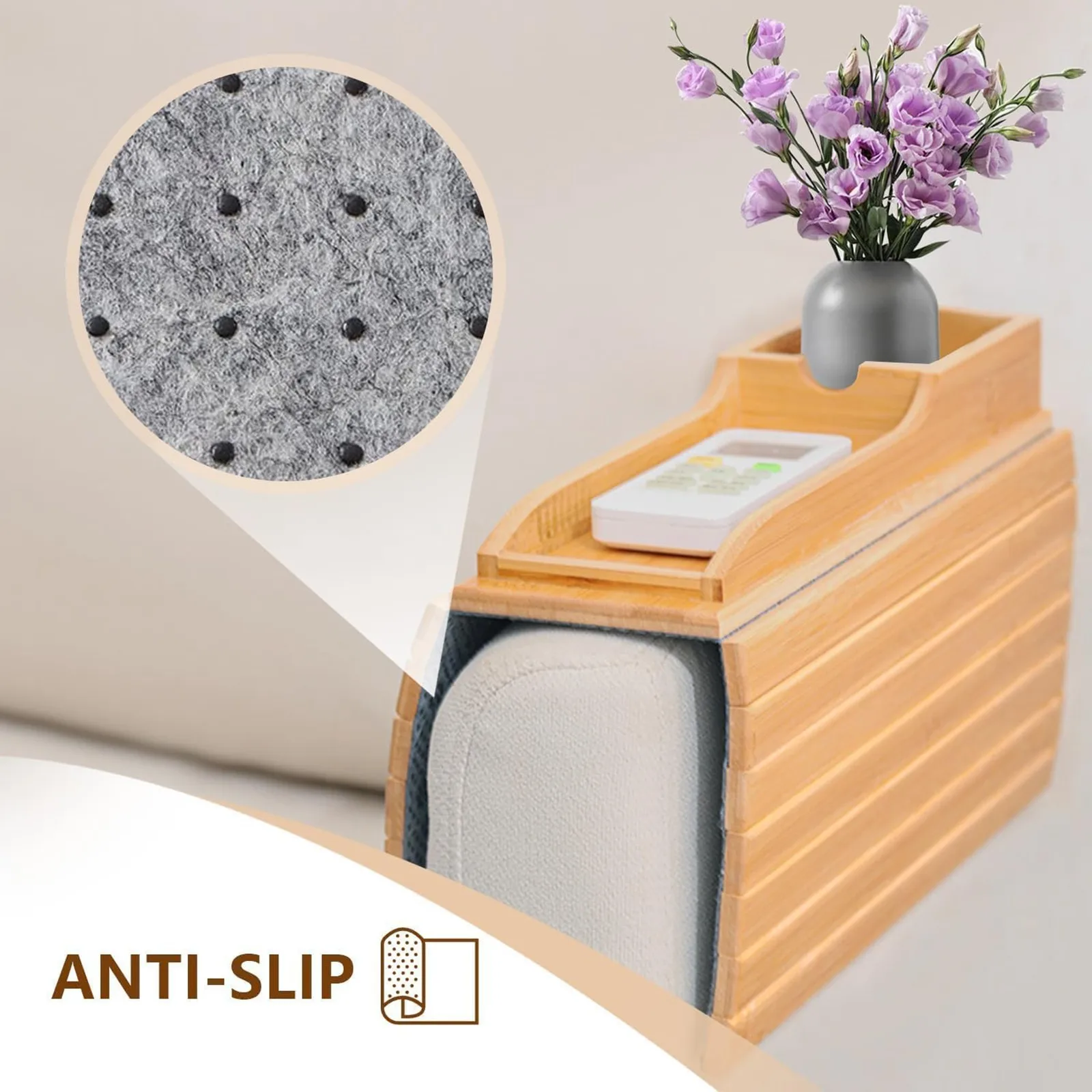 Foldable Tray With Cup Holder, Foldable Couch Arm Table Tray, Sofa Arm Tray Table, Rest Cup Holder For Couch Storage Trays