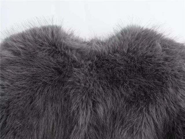 ジャケット・アウター rosemuse fullfy faux fur short coat gray Rib Detail Faux Fur Cropped Jacket | boohoo