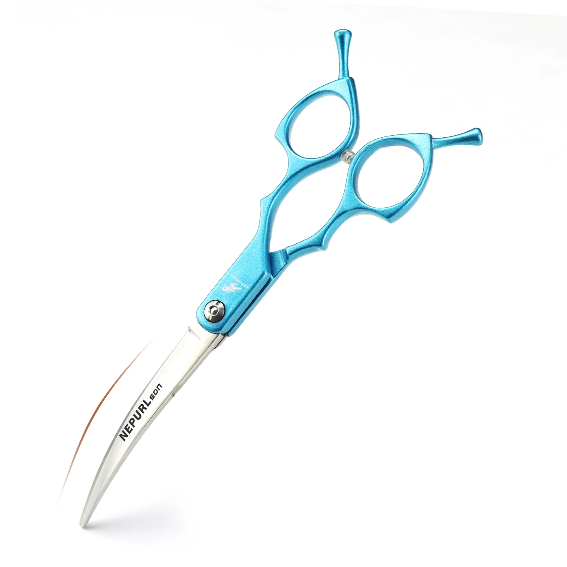 Professional Dog Grooming Scissors Japan Stainless 6.5" Pet Scissors Dog Curved For Groomer Bend Down Shears dog grooming scissors