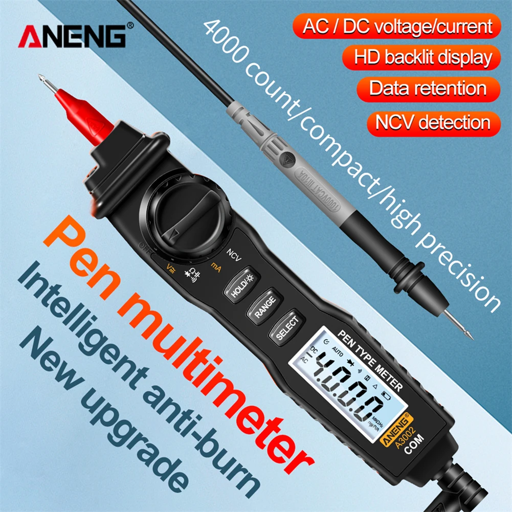 Digital AC/DC Voltage Detectors Smart Non-Contact Tester Pen Meter Current Electric Sensor Test Pencil Resistance Diode | Инструменты