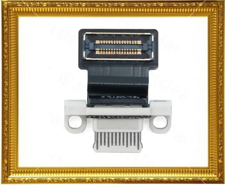 오리지널 노트북 전원 DC 잭 USB-C 커넥터, 맥북 에어 레티나 13.6 인치 M2 C타입 충전 포트, A2681 821-03673-A