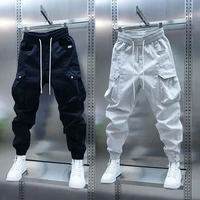 2025 nouveaux hommes Joggers automne pantalons de survêtement printemps cordon pantalons décontractés entraînement course coton pantalons de sport hommes vêtements 1