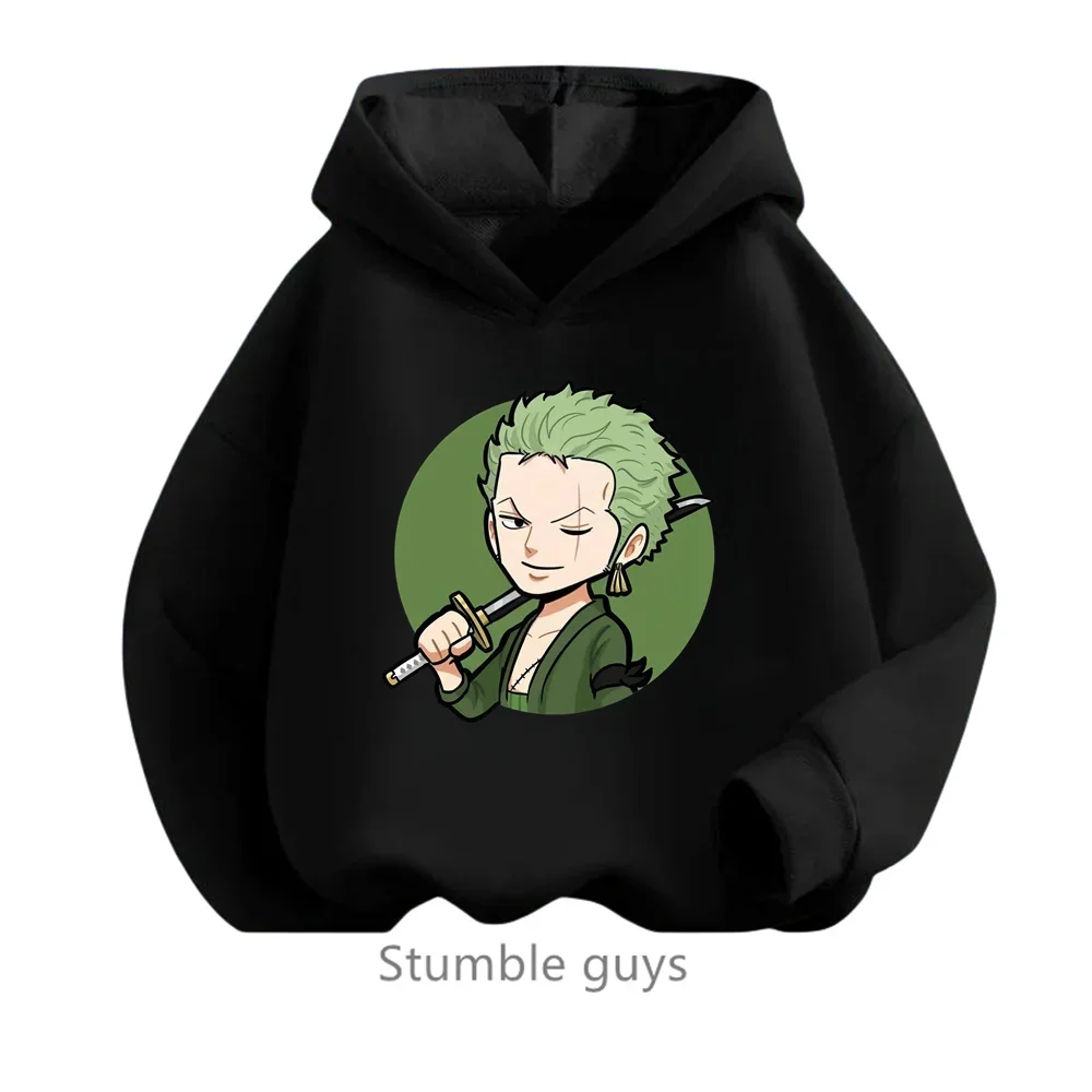 thumbnail image 1 of Sudadera con capucha de una pieza, ropa de anime para niños, ropa para niños, primavera y otoño, ropa para niñas, sudadera con dibujos animados de Luffy Zoro, traje para adolescentes, camisetas con ca, 1 of 5