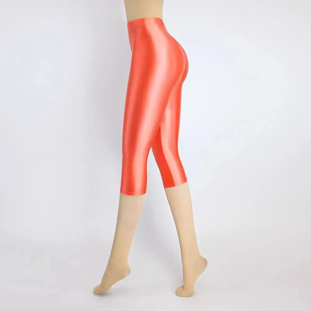 77cm Length Summer Spring Sexy Women Seventh-Length Leggings Casual Plus Size High Waist Tight Shorts Bottoms