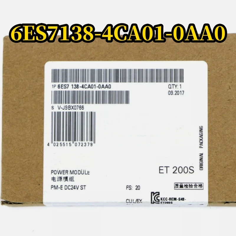 

New power module 6ES7138-4CA01-0AA0 6ES7 138-4CA01-0AA0 6ES71 38-4CA01-0AA0 One-year warranty, fast delivery