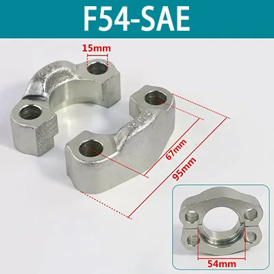 Single Pipe Hydraulic Hose Clamp - 15mm Internal Diameter, Blue Polypropylene & Plated Steel
