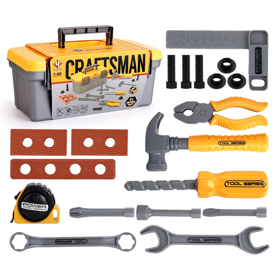 Children Toy Tool Kits Engineer Simulated Repair Tool Set Pliers Screwdriver Play House Toy Birthday gift for Boys Kids 5