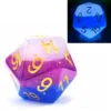 Bescon Jumbo 20 Sides Dice 1.5 inch in Colorful Multi-layer Design, 38MM Over-sized D20 Dice Big Size Multi Layered Rich Colors 3
