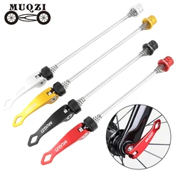 MUQZI Bike QR Hub Quick Release Lever MTB Road Bicycle Quick Release Axle Skewer Front Wheel 100mm Rear Wheel 135mm