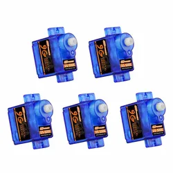 DSpower 9G Waterproof Digital Micro Servo for RC and Robotics Applications (5PCS 9G Blue)