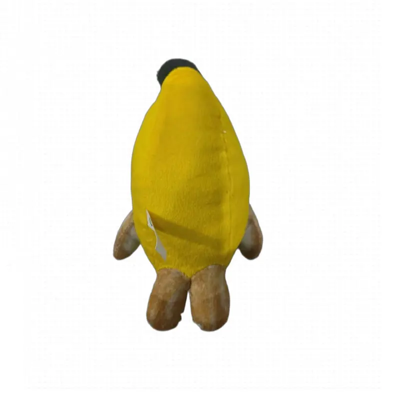 17cm 바나나 고양이 인형 펜던트 열쇠고리 울고 있는 행복한 바나나 고양이, 1개/팩