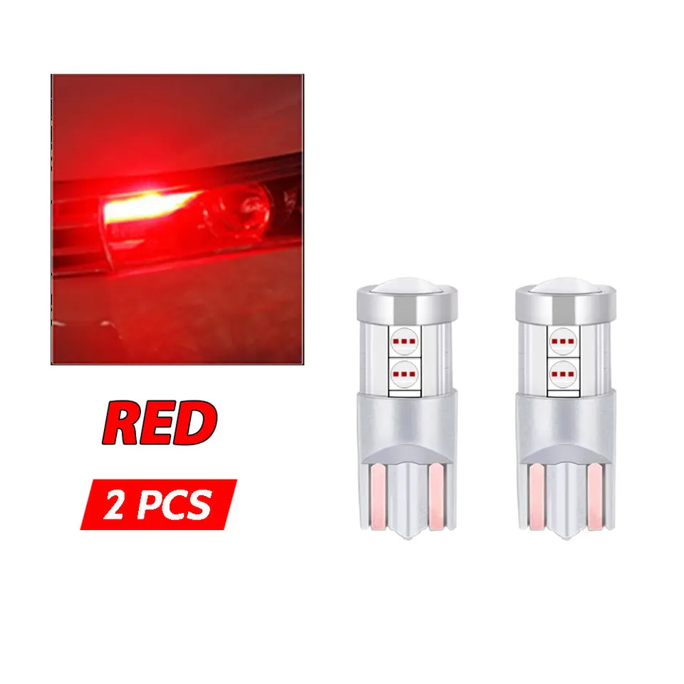 Blue T10 192 194 161 W5W LED License Tag Light Bulbs Side Marker Canbus 10x Blue T10 192 194 161 W5W LED License Tag Light Bulbs Side Marker Canbus 10x