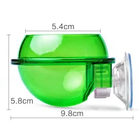 Arboreal Reptile Live Anti-escape Sucker Feeder Chameleon Food Basin Wall Double Layer Plastic Bowls for Small Animals D9210 6