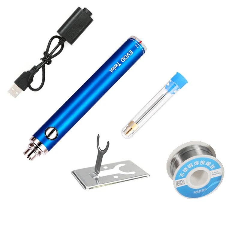 Portable USB 5V Wireless Charging Iron Rechargeable Soldering Iron with Solder Wire 510 Interface Welding Repair Tools best soldering iron Welding Equipment