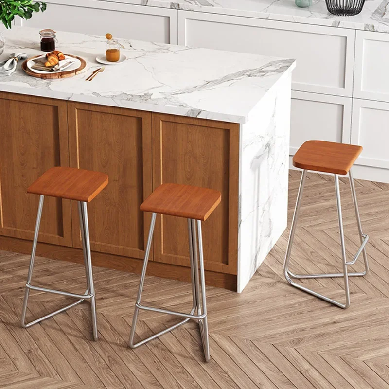 

Retro Wooden Dining Chairs Nordic Salon Mid Century Desk Chair Simple Kitchen Accents Sillas De Comedor Home Furniture CY50DC