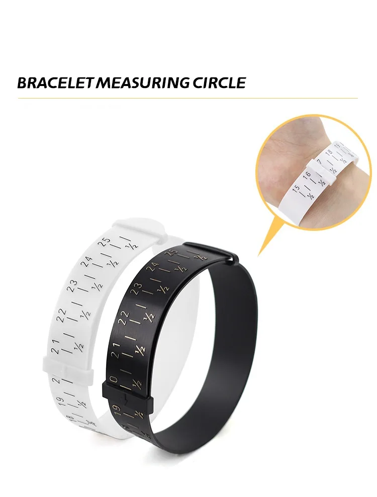Wrist Measuring Circle Watch Bracelet Chain Measuring Ring Hand size Measuring Tape Wrist Gauge Sizer Jewelry Tool Strap