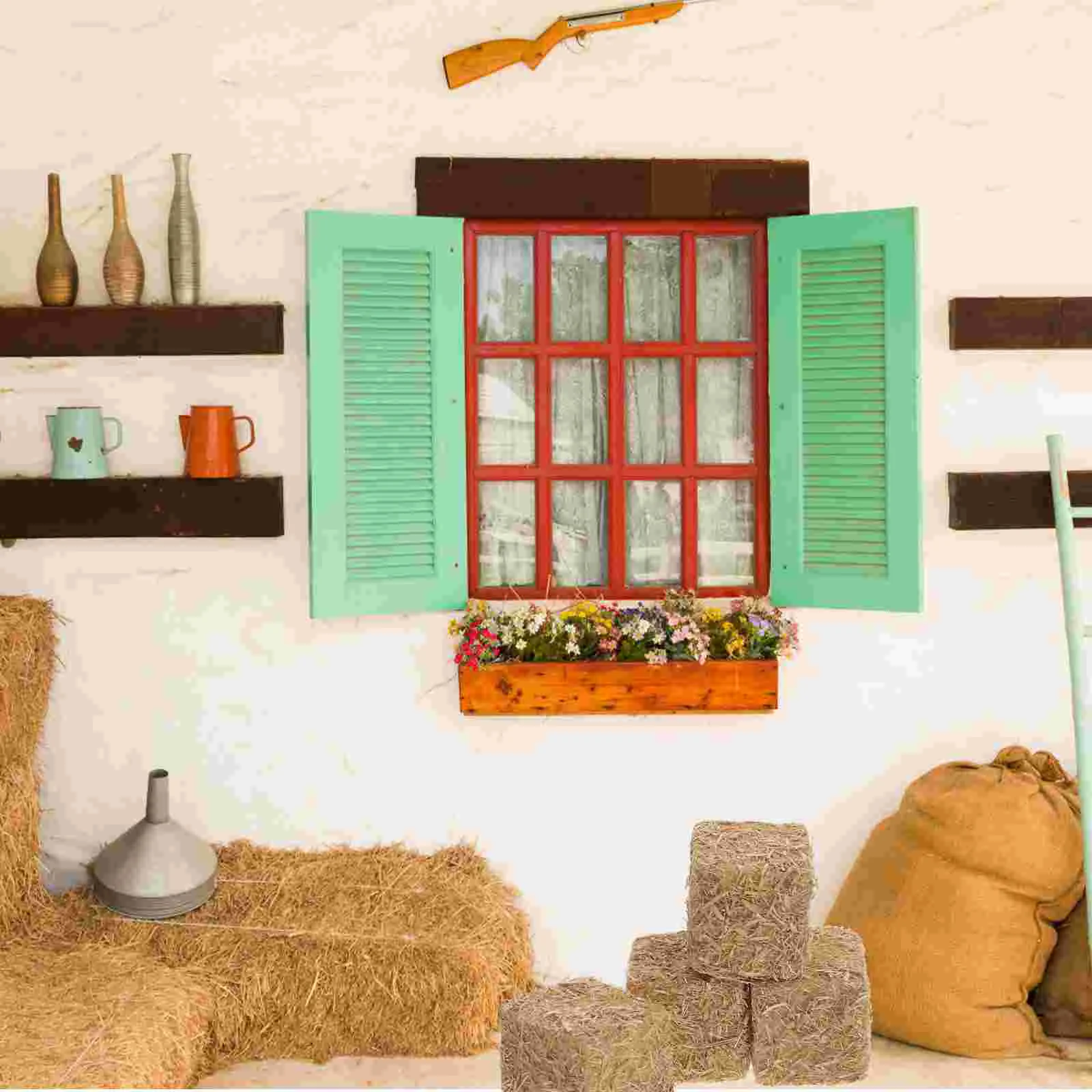 4/8/12pcs Mini Hay Bales Rustic Miniature Farm Haystack Stackable Fake Hay  Blocks Dollhouse Decoration - AliExpress