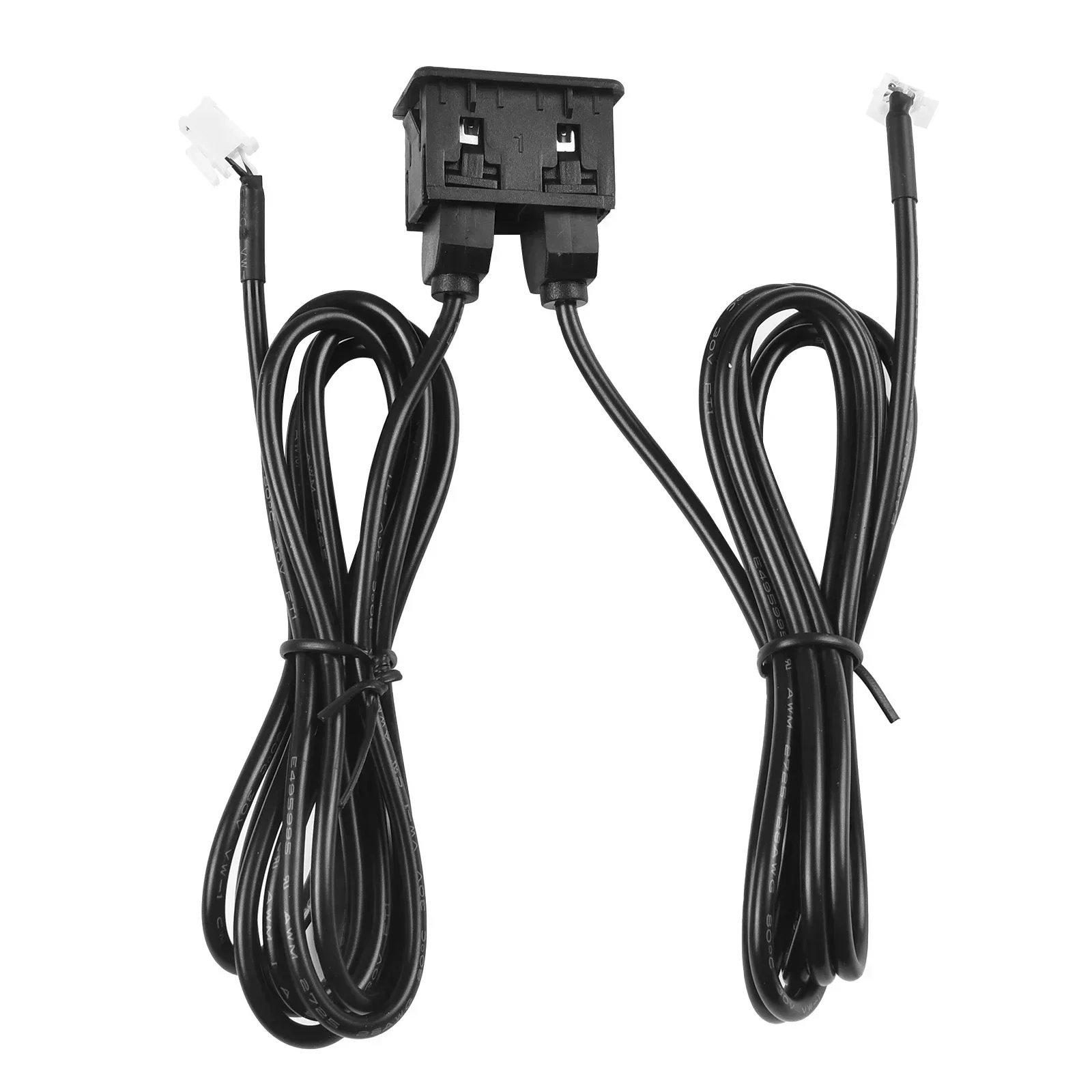 Cavo Prolunga USB Per Cruscotto Auto &ndash; Presa Doppia Porta Incasso &ndash; Adattatore Pannello