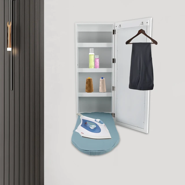 Pocket Folding Gray Ironing Board