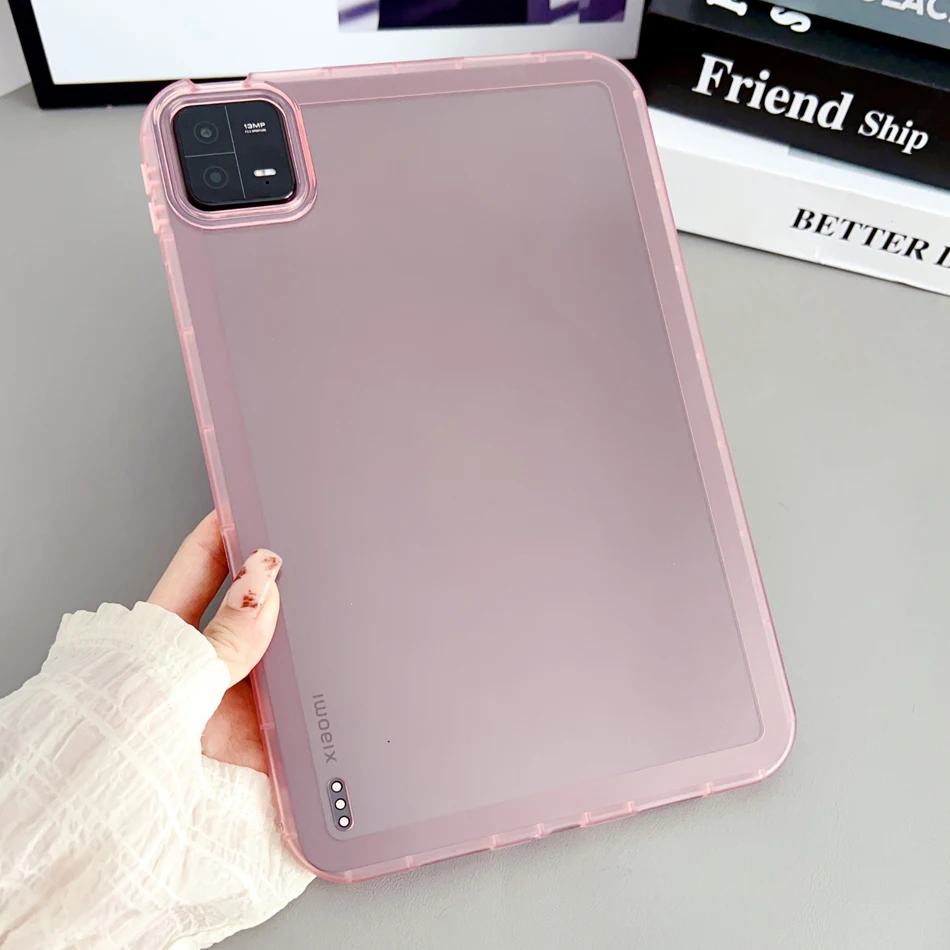 Cute Shockproof Clear Silicone Tablet Case - Thick, Soft Protective Cover