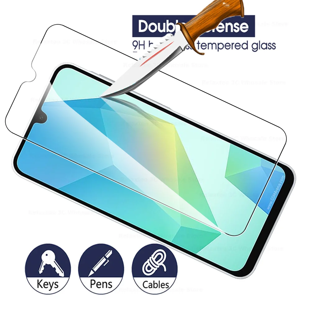 2-Pack Tempered Glass Screen Protector & Case Protective Films Cover