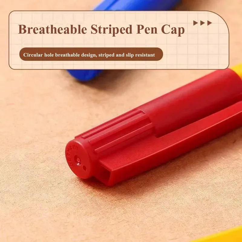 Schneider Imported German Ballpoint Pen - Ultra Smooth Steel Nib in Black, Red, and Blue Ink