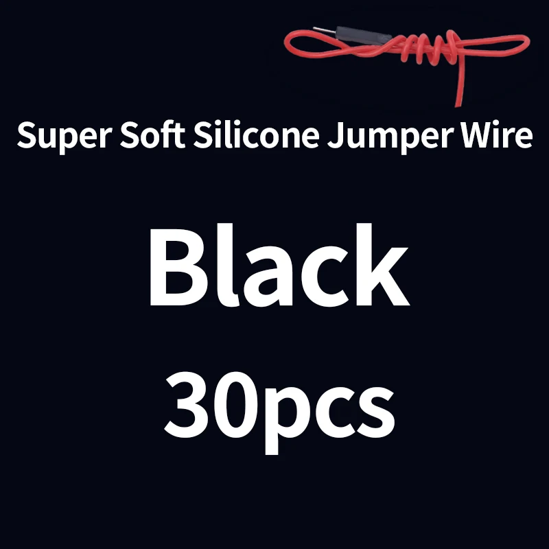 Super Soft Silicone Jumper Wire Set - Solderless Flexible Connectors