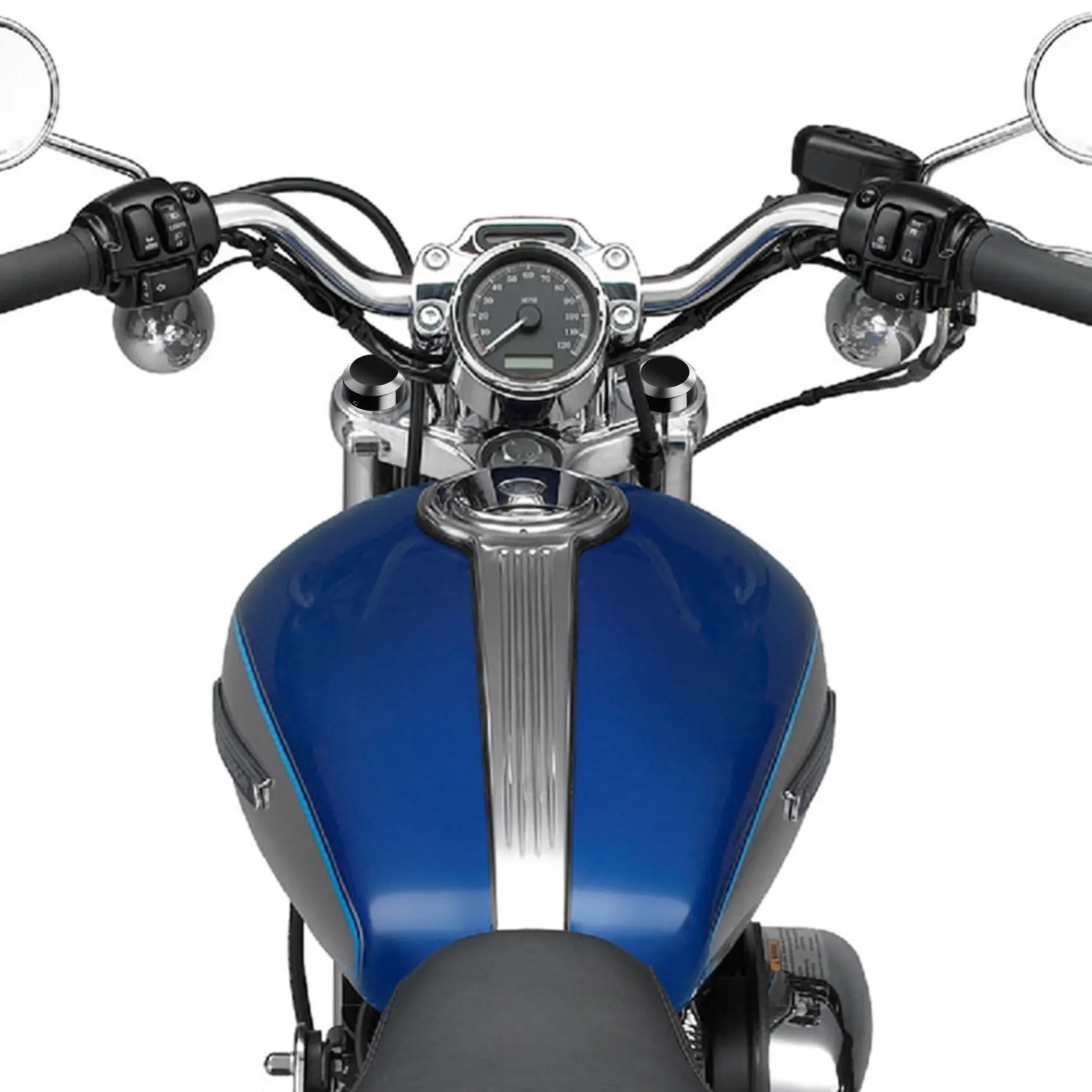 Motorrad Schutzhülle XL blau/silber