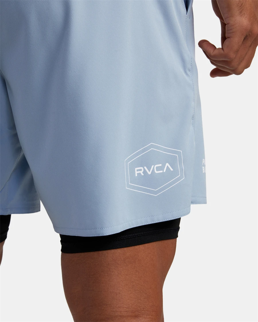 2022 New camouflage Running Shorts Men 2 in 1 Sports Jogging Fitness tatting Quick Dry Gym Training Sport Workout Short Pants